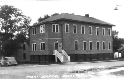 A historical building with a long staircase
