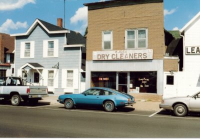 A historic dry cleaner building